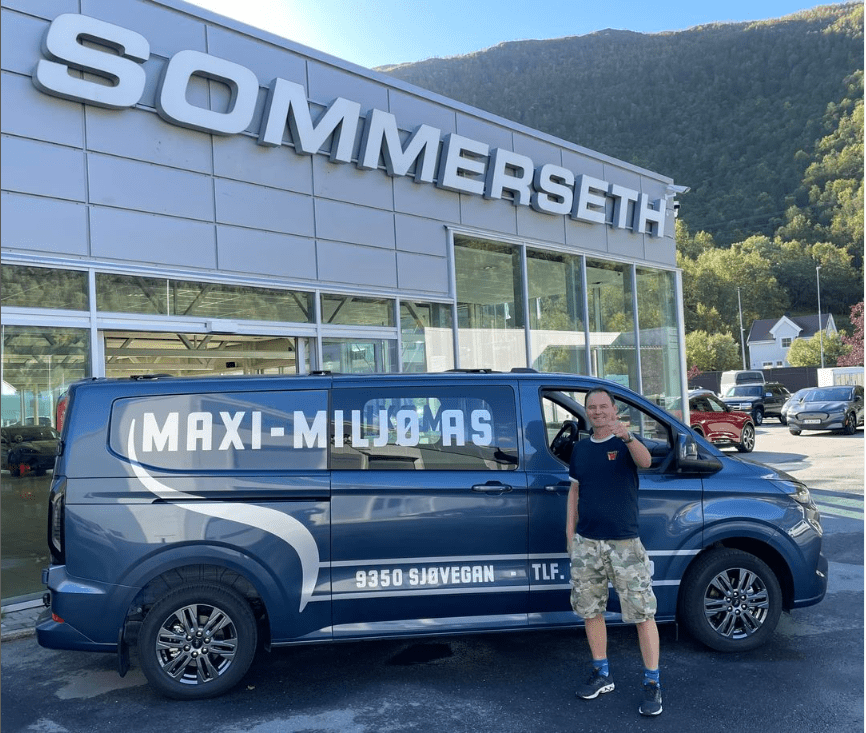 Maxi-Miljø AS velger Ford Custom AWD fra Sommerseth.