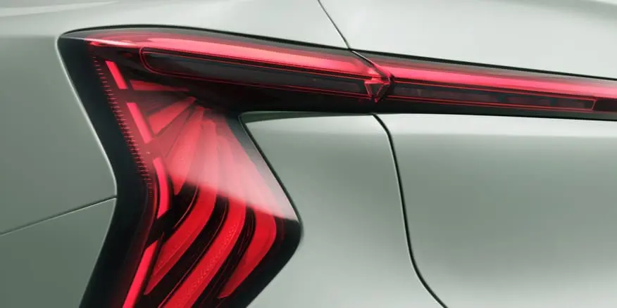 Aerodynamisk design og unikt lyktdesign på Hongqi EH7