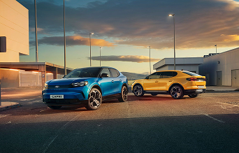 Capri elbil SUV gul blå Ford Norge