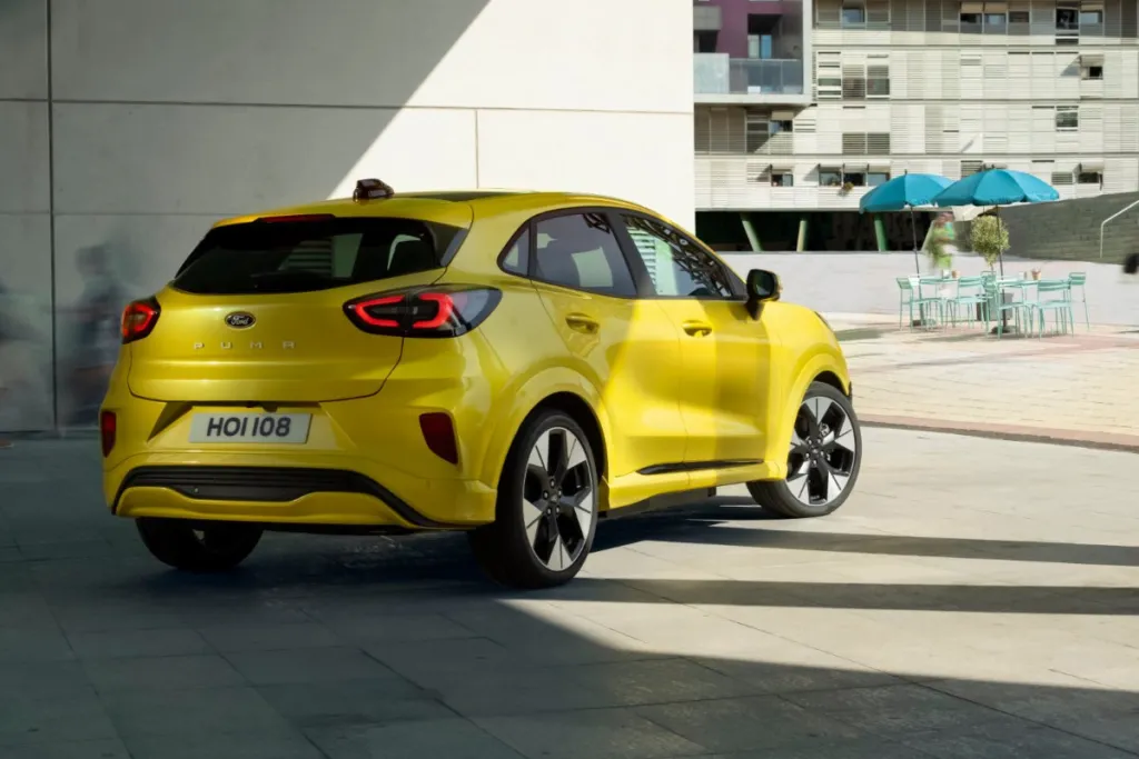 Elegante designdetaljer, aluminiumsfelger på opptil 19 på Ford Puma